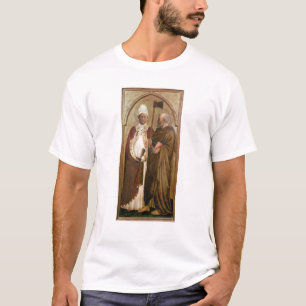 T-shirt Un pape et un St Matthias, c.1428-29