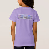 T-Shirt Un paradis mauve (Dos)