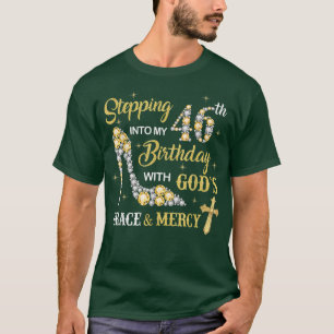 T-shirt Un pas dans le 46e anniversaire de mon anniversair