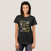 T-shirt Un pas dans mon 50e anniversaire avec la grâce de  (Devant entier)