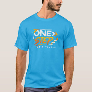 T-shirt Un Pas de Plus – Typographie Inspirante de Motivat