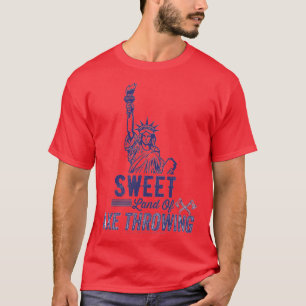 T-shirt Un pays doux de la hache lancer un lanceur de hach