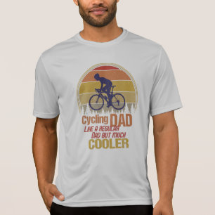 T-shirt Un Père Cycliste Comme Un Père Régulier Mais Beauc