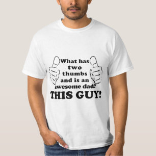 T-shirt Un père génial avec des pouces