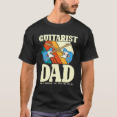 T-shirt Un Père Guitariste Comme Un Père Régulier Comme Un (Devant)