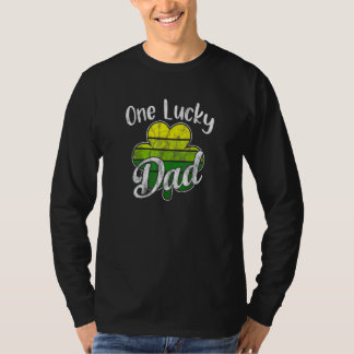 T-shirt Un Père Lucky Funny Père Irlandais C St Patrick's 