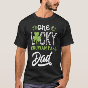 T-shirt Un PERUVIAN PASO de cheval chanceux Papa Irlandais