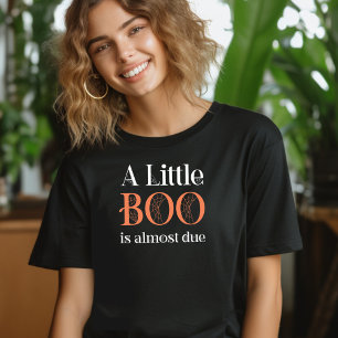 T-shirt Un petit Boo est presque dû Halloween