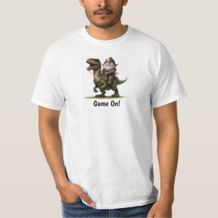 T-shirt Un petit guerrier nome Poster avec son dragon