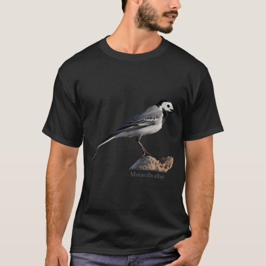 T-shirt un petit oiseau appelé bergeronnette (Devant)