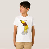 T-shirt Un petit oiseau de paradis (Devant entier)
