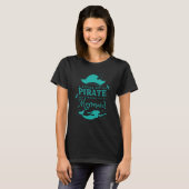 T-shirt Un petit peu de pirate, une grande sirène (Devant entier)
