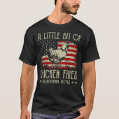 T-shirt Un Petit Peu De Poulet Frit Au Sud (Devant)