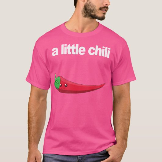 T-shirt Un Petit Poivre De Chili Kawaii (Devant)