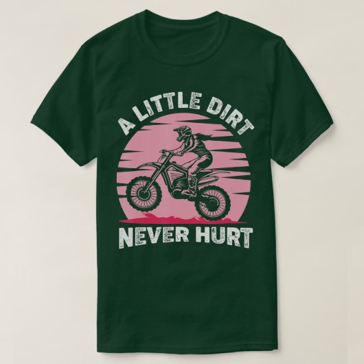T-shirt Un Peu De Chemin N'A Jamais Mal Motocross Dirt Bik (Design devant)
