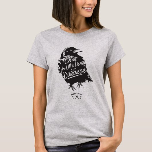 T-shirt Un peu de lumière dans l'obscurité (Devant)