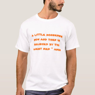 T-shirt un peu de non-sens