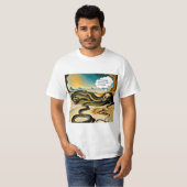 T-shirt Un peu de serpent (Devant entier)