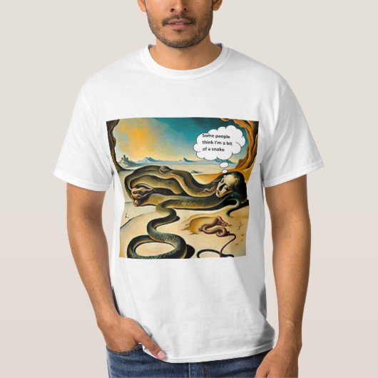 T-shirt Un peu de serpent (Devant)