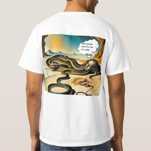T-shirt Un peu de serpent (Dos)