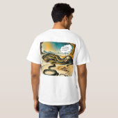 T-shirt Un peu de serpent (Dos entier)