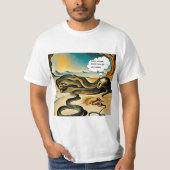T-shirt Un peu de serpent (Devant)