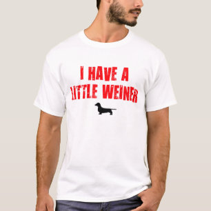 T-shirt Un peu d'humour de chien Weiner