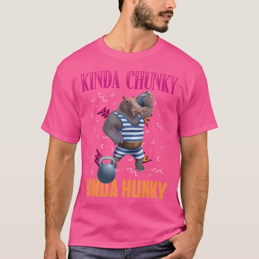 T-shirt Un peu gros un peu baraqué musculation (Devant)