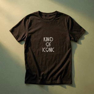 T-shirt Un peu iconique, drôle, tendance, minimaliste et a