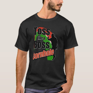 T-shirt Un pied de champ de Cornhole comme un patron pour