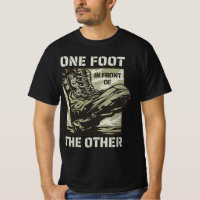 Un pied devant l'autre - Slogan militaire