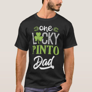 T-shirt Un PINTO cheval chanceux papa cavalier irlandais