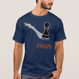 T-shirt Un pion lance un roi aux échecs