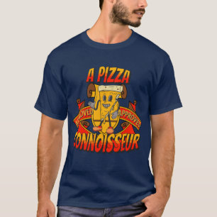 T-shirt Un Pizza Connoisseur, Élégant cool cadeau papa