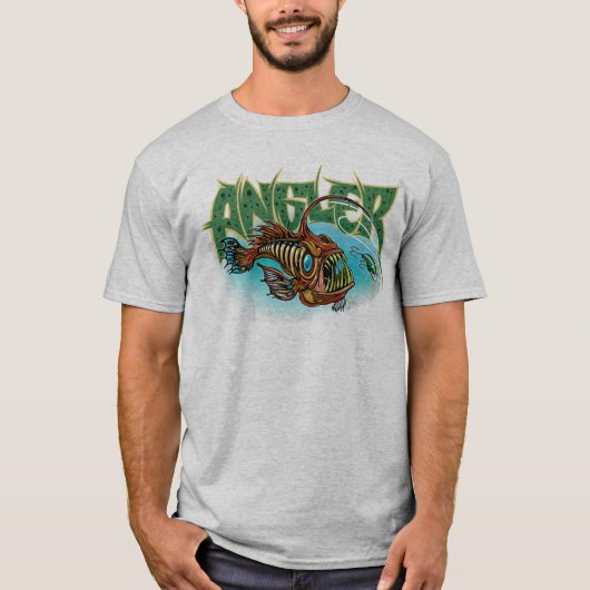 T-shirt Un point de vue unique sur l'insaisissable poisson (Devant)