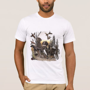 T-shirt Un pointeur allemand à poils courts sur le point T