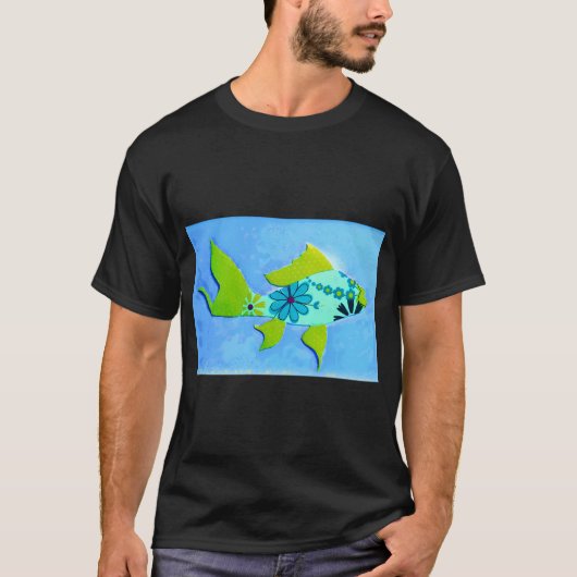 T-shirt Un poisson flamboyant (Devant)