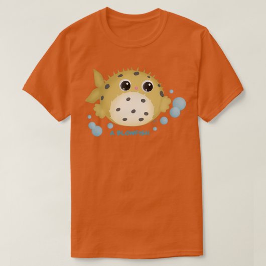 T-shirt Un poisson-globe (Design devant)
