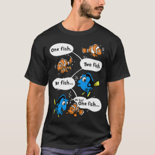 T-shirt Un Poisson, Poisson Bleu