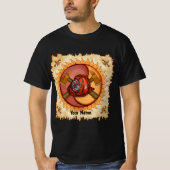 T-shirt Un pompier Yin Yang (Devant)