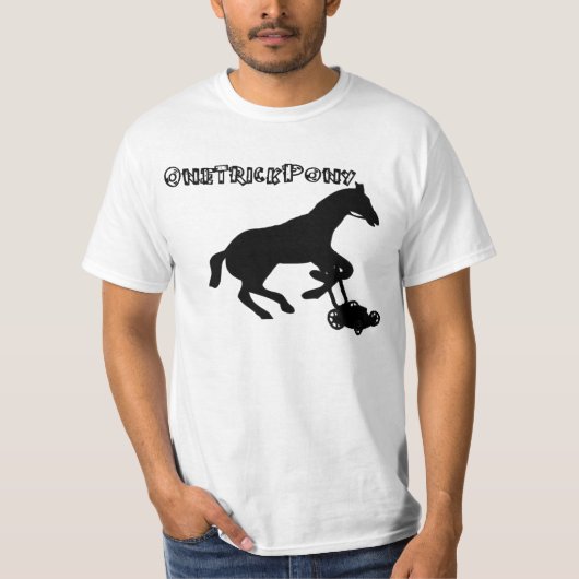 T-shirt Un poney de tour (Devant)