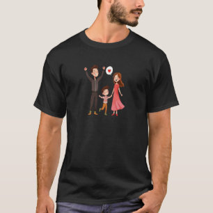 T-shirt Un portrait Whimsical de famille