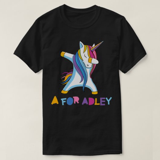 T-shirt un pour adley (Design devant)