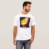 T-shirt Un poussin avec des cerveaux… (Devant entier)