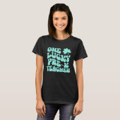 T-shirt Un Pré K chanceux enseignant de la Saint Patrick E (Devant entier)
