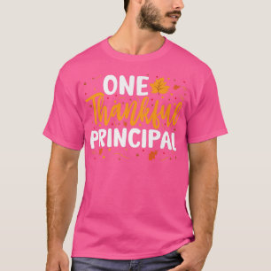 T-shirt Un Principal Remercié Automne Thanksgiving Co