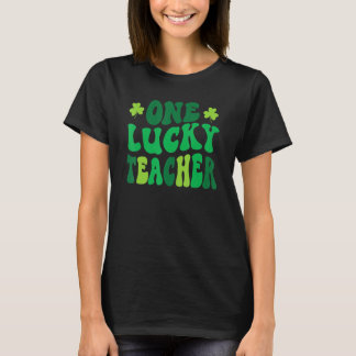 T-shirt Un Professeur chanceux Rétro Vintage St Patrick's