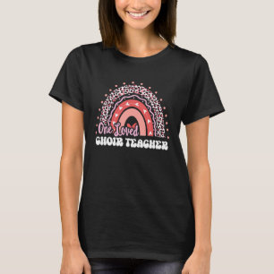 T-shirt Un professeur de chorale adoré Valentine's Day Rai