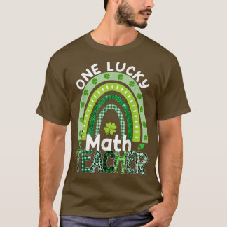T-shirt Un professeur de mathématiques chanceux Ra enseign