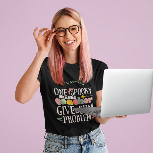 T-shirt Un professeur de mathématiques éffrayant personnal